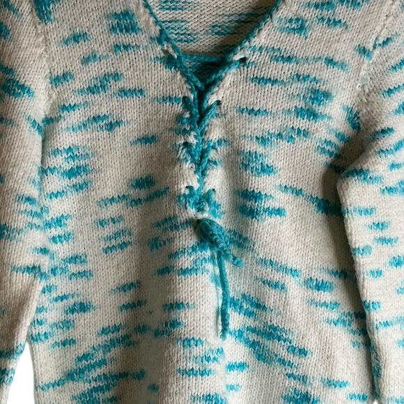 Vintage Hand Knitted Sweater No Size Tag See Measurements - Picture 3 of 5